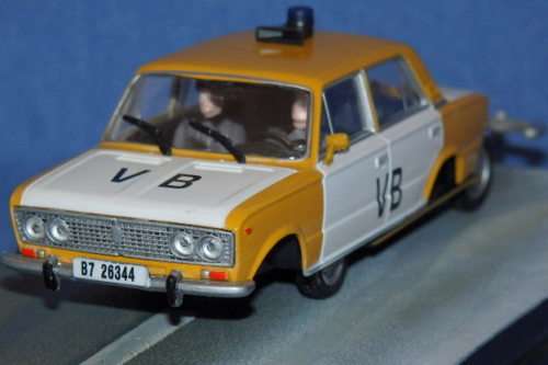 An awesome James Bond 007 "Lada 1500'' die cast model car from the movie "The living daylights''