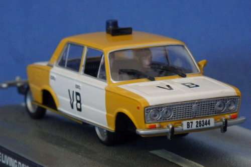 An awesome James Bond 007 "Lada 1500'' die cast model car from the movie "The living daylights''