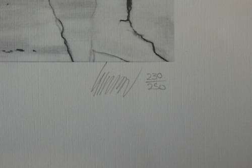 Signed limited edition prints of a 1968 MGA Mark II by Dean Scott Simon bid/print Lifespace Sale