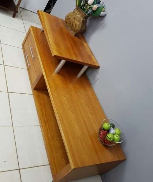 An exquisitely made Cherry wood "entertainment unit" with drawers on castors =  stylish & modern!!!