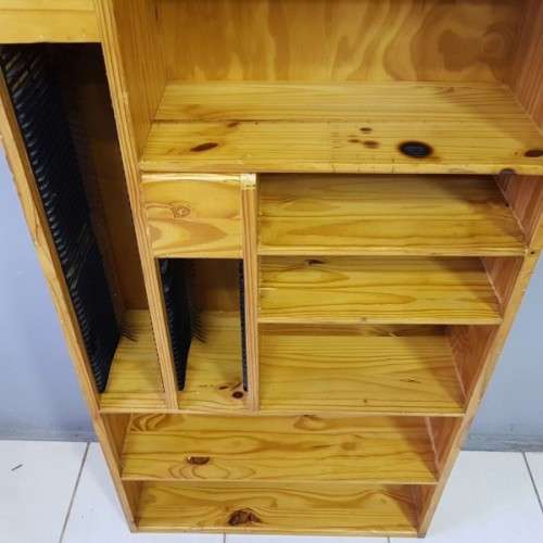 An awesome tall compact book case/ CD & DVD/ display stand with CD slots in great condition