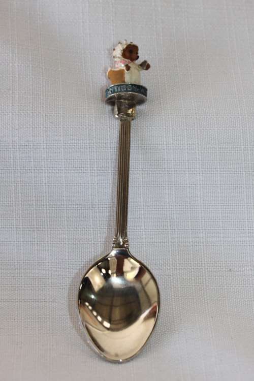 A collectable "Beatrix Potter's" Mrs. Tiggy Winkle hand painted figural spoon by Micado