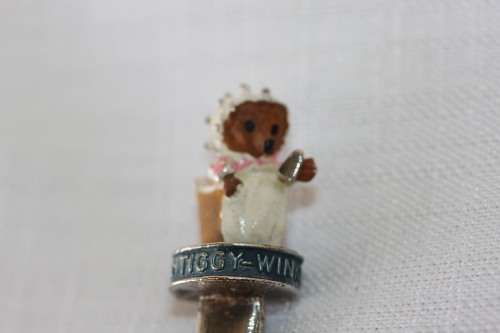 A collectable "Beatrix Potter's" Mrs. Tiggy Winkle hand painted figural spoon by Micado