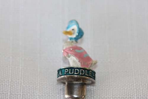A Gorgeous "Beatrix Potter's" Jemima Puddle-Duck hand painted figural spoon by Micado