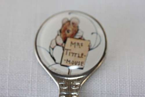 An awesome collectable "Beatrix Potter" silver plated "Mrs. Tittlemouse" spoon
