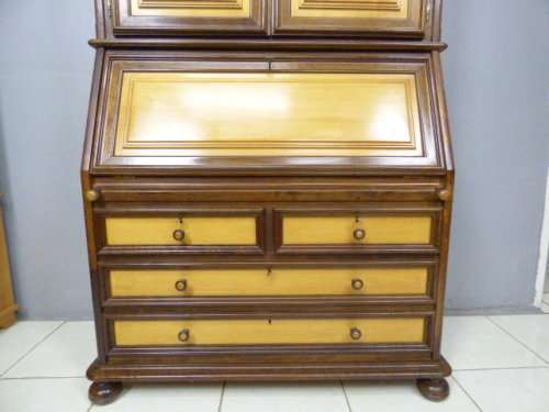 An exquisite large solid yellow wood & Imbuia Abbatant (Secretaire) cabinet, stylish & classy!!!