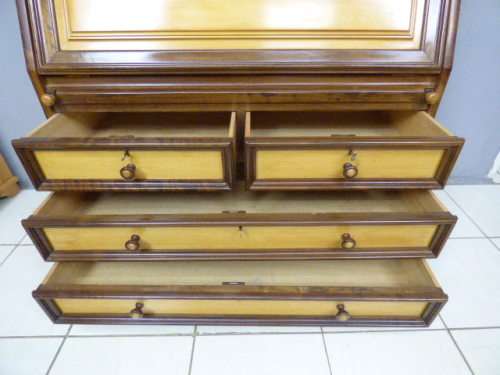 An exquisite large solid yellow wood & Imbuia Abbatant (Secretaire) cabinet, stylish & classy!!!