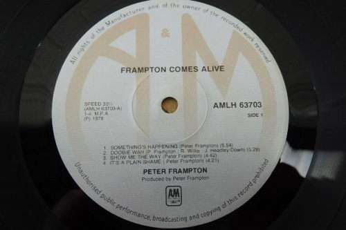A wonderful Peter Frampton "Frampton Comes Alive!" (1976) double-vinyl LP in incredible condition