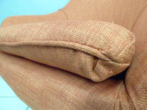 Two fabulous newly upholstered funky vintage retro "egg" chairs in excellent condition - a rare find