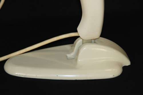 An exquisite vintage (1955) General Electric hair dryer w/ box & stand in perfect working condition