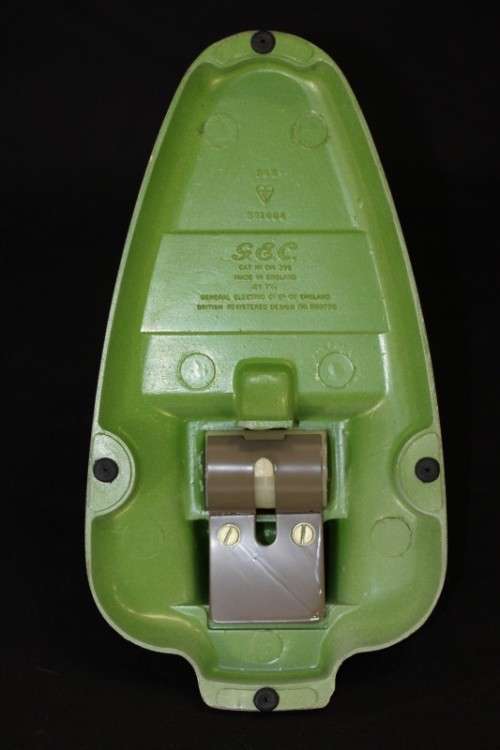 An exquisite vintage (1955) General Electric hair dryer w/ box & stand in perfect working condition