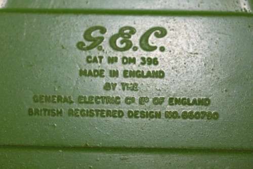 An exquisite vintage (1955) General Electric hair dryer w/ box & stand in perfect working condition