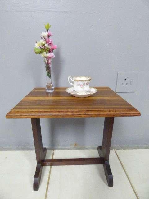 A gorgeous solid Stink wood occasional/ display/ side table - perfect in your living rooms!!