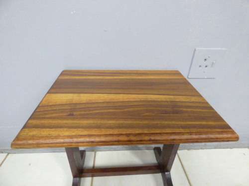A gorgeous solid Stink wood occasional/ display/ side table - perfect in your living rooms!!