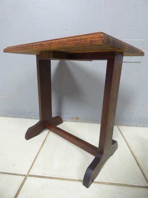 A gorgeous solid Stink wood occasional/ display/ side table - perfect in your living rooms!!