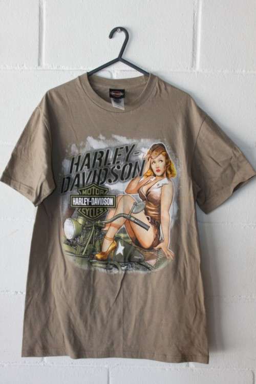 A wonderful authentic Harley Davidson Cape Winelands branded printed t-shirt in superb condition