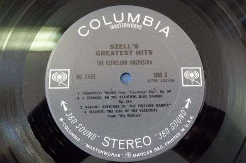 An awesome The Cleveland Orchestra "Szell's Greatest Hits" vinyl LP in great condition RS17