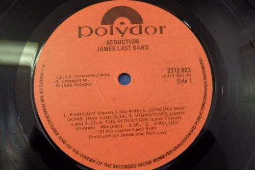 An amazing The James Last Band "Seduction" (1980) vinyl LP in very good condition