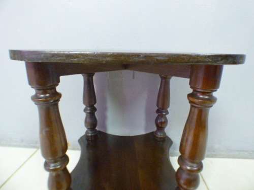Gorgeous, heavy dark wood occasional/ display/ side table, perfect in your living rooms!! - RS17Sale