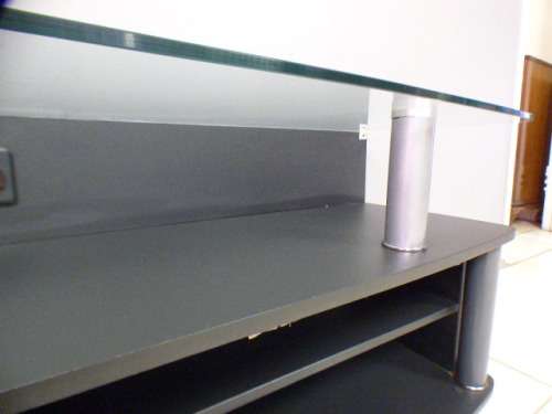 A stunning & stylish tv stand w place for an entertainment center, great in smaller areas RS17Sale