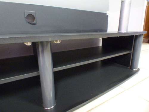 A stunning & stylish tv stand w place for an entertainment center, great in smaller areas RS17Sale