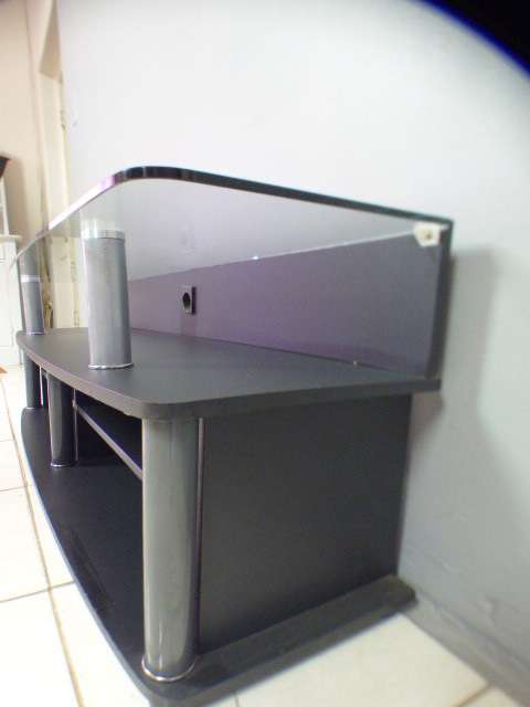 A stunning & stylish tv stand w place for an entertainment center, great in smaller areas RS17Sale