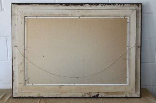 An incredible signed and framed oil painting of a farm scene in very good condition