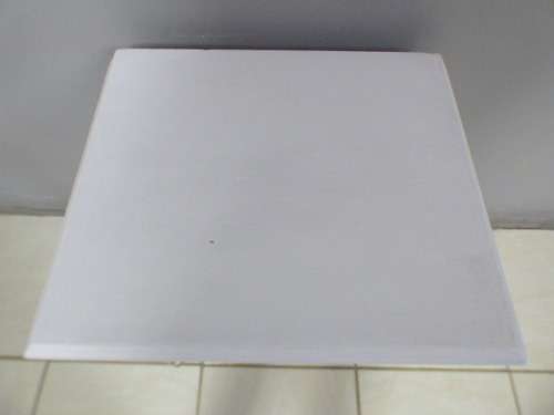 A stylish painted white pedestal w/ slatted door & large shelved cupboard. Lovely in all rooms!!