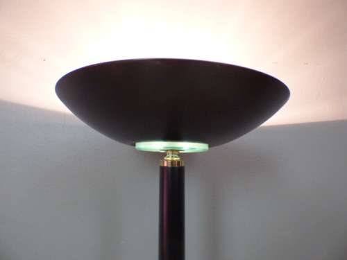 A stunning, modern 1.8m tall metallic floor lamp with a dimmer switch in great condition.