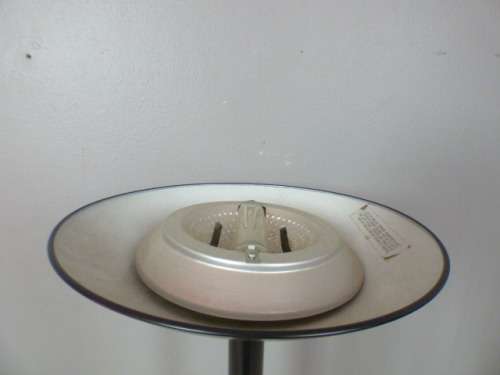 A stunning, modern 1.8m tall metallic floor lamp with a dimmer switch in great condition.