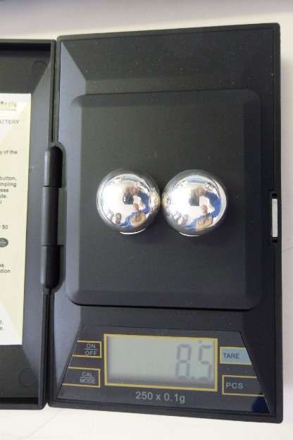 A magnificent pair of sterling silver stamped round clip-on earrings in remarkable condition