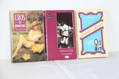 A great collection of 25x assorted erotica novel softcover books; perfect for retail bid/book RS17