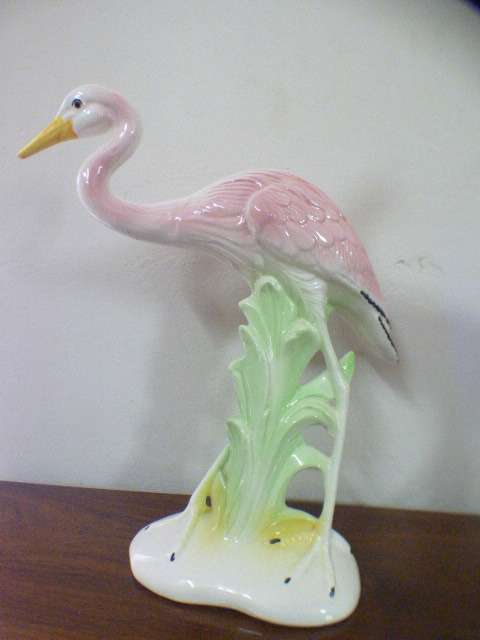 Two very pretty large figurines of birds, lovely to have on display around the home