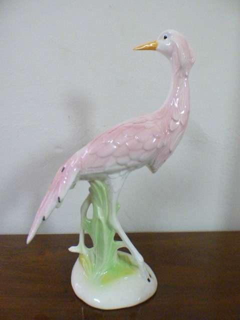 Two very pretty large figurines of birds, lovely to have on display around the home