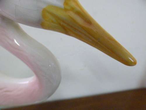 Two very pretty large figurines of birds, lovely to have on display around the home