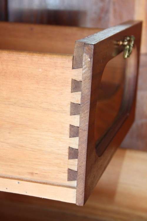 A stunning double-door solid Imbuia ball & claw wardrobe w/ solid brass embellishments & ample space