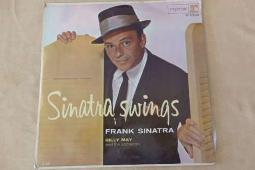 A magnificent Frank Sinatra "Sinatra Swings" (1961) vinyl LP in very good condition