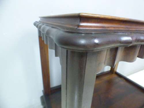 Magnificent vintage ball & claw glass top butlers tray/display table in amazing condition!!!