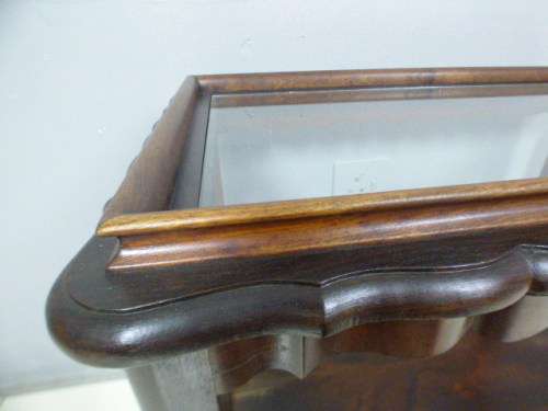 Magnificent vintage ball & claw glass top butlers tray/display table in amazing condition!!!
