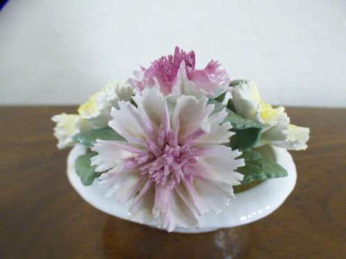 A lovely small Crown Staffordshire ornamental "July" flower arrangement. gorgeous on display.