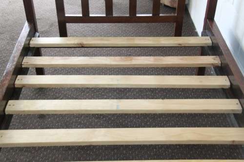 An amazing three quarter (four poster) canopy bed in stunning condition.RS17Bed