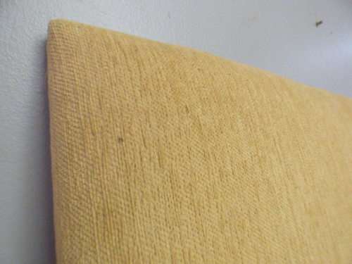 A stunning double bed headboard in a durable quality fabric.