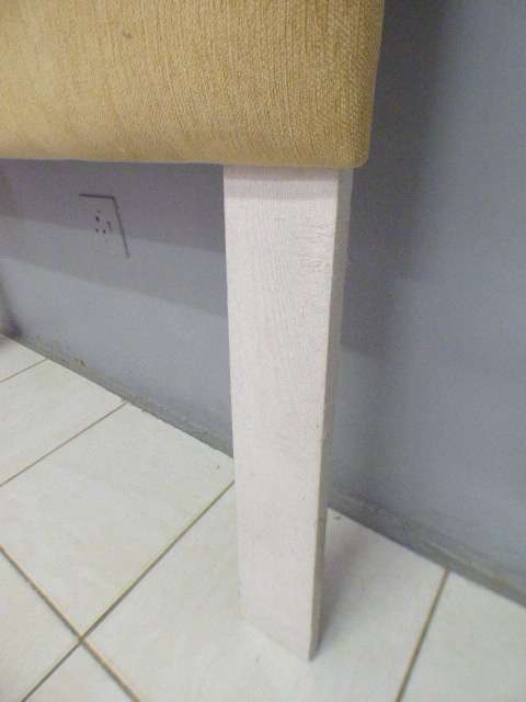 A stunning double bed headboard in a durable quality fabric.