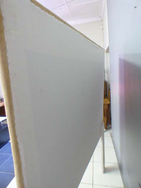 A stunning double bed headboard in a durable quality fabric.