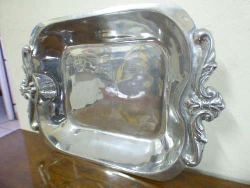 A stunning handmade in Mexico pewter serving dish. Beautiful detail and craftsmanship!!