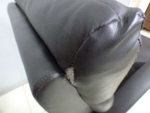 2 beautiful PU leather recliner chairs, fantastic in a sun room, patio, porch!!