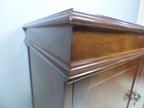 A wonderful two-door TV entertainment unit with ample space for components.