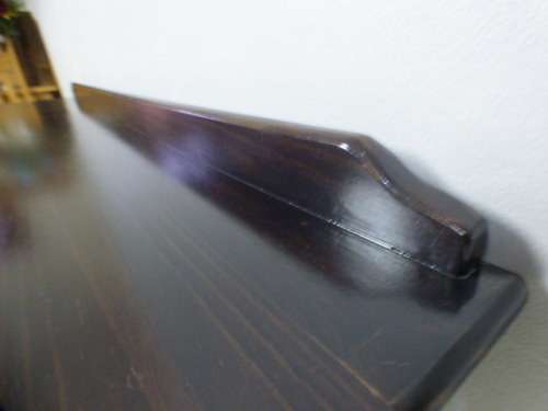 Spectacular wood buffet console/hall table with three spacious drawers in remarkable condition