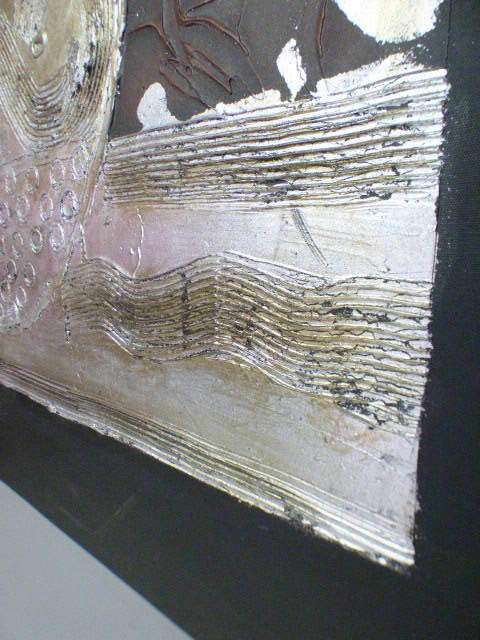 A fabulous x-large abstract oil painting on canvas of a vase - beautiful on a large wall!!!