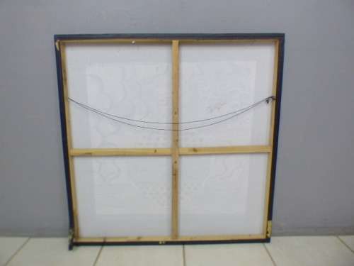 A fabulous x-large abstract oil painting on canvas of a vase - beautiful on a large wall!!!